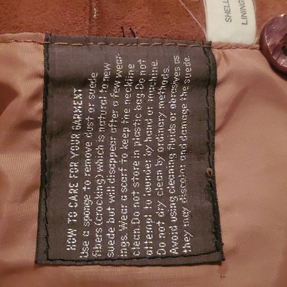 TFC Women's Belted Suede Trench Coat - Picture 9 of 16